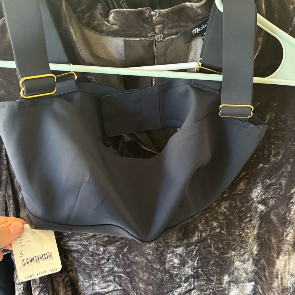 Free people intimate longline bra with Gold Accents